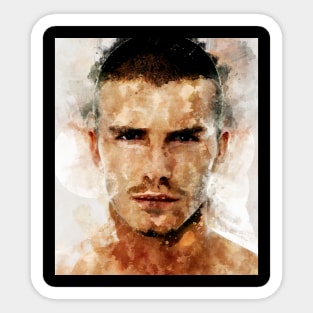 david beckham football Sticker